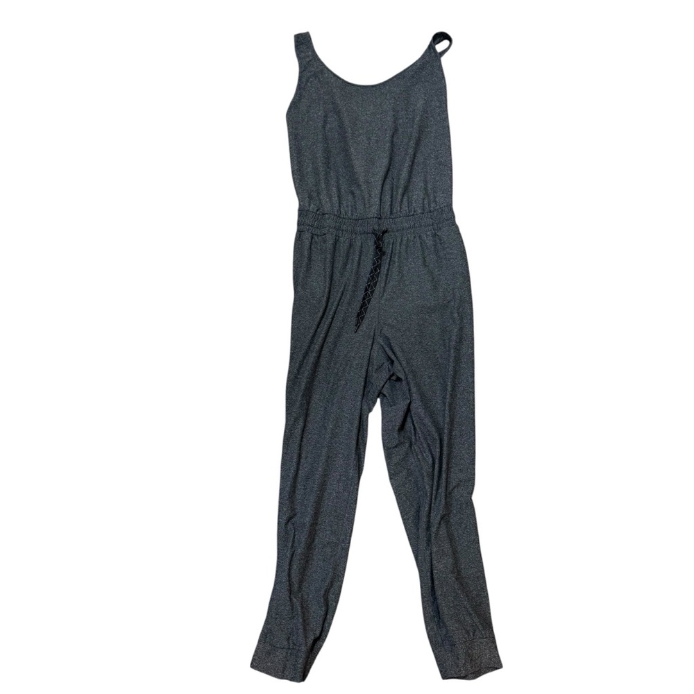 Market & Spruce active gray jumpsuit 1X stitch fix plus UPF 40 moisture wicking